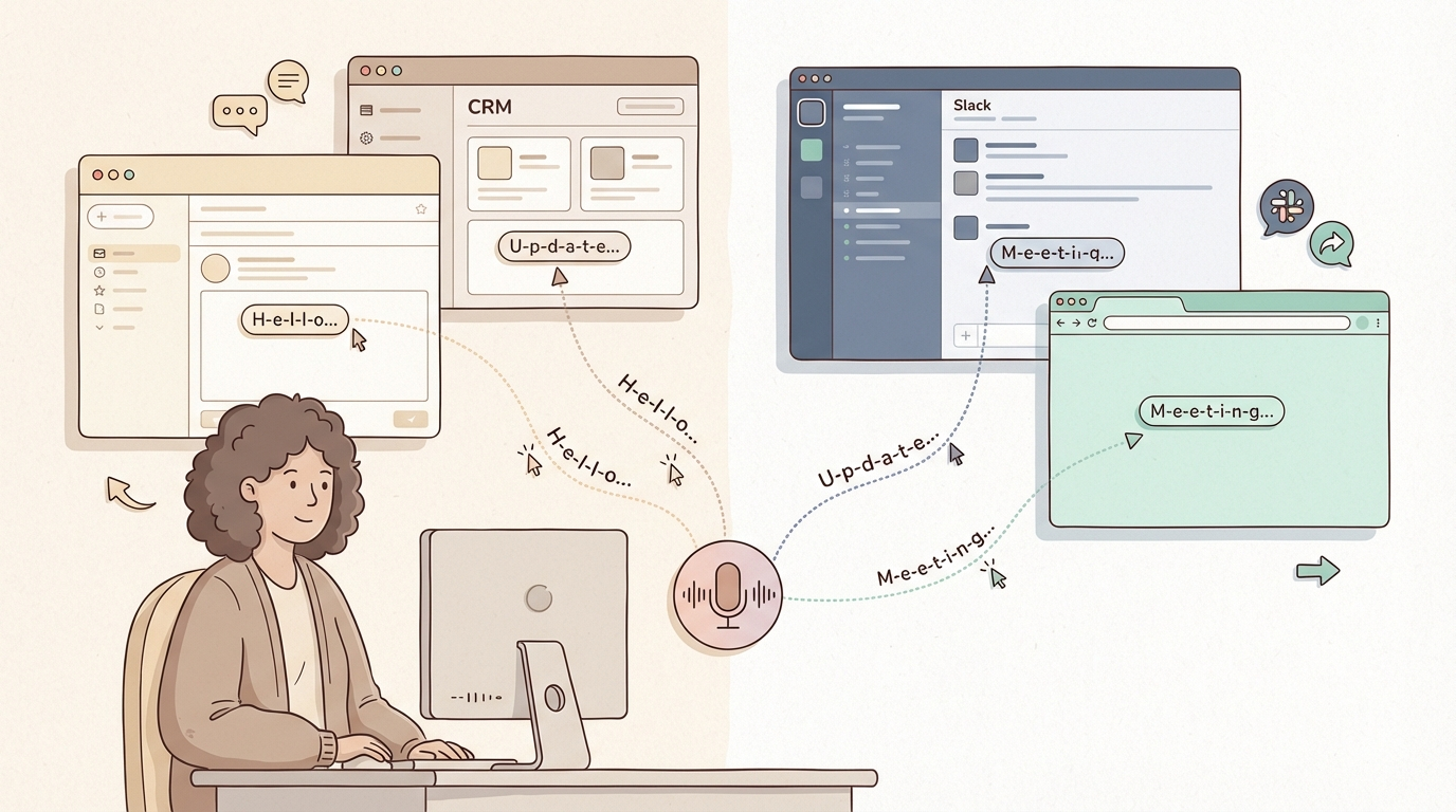 Live Dictation Into Any Input Field