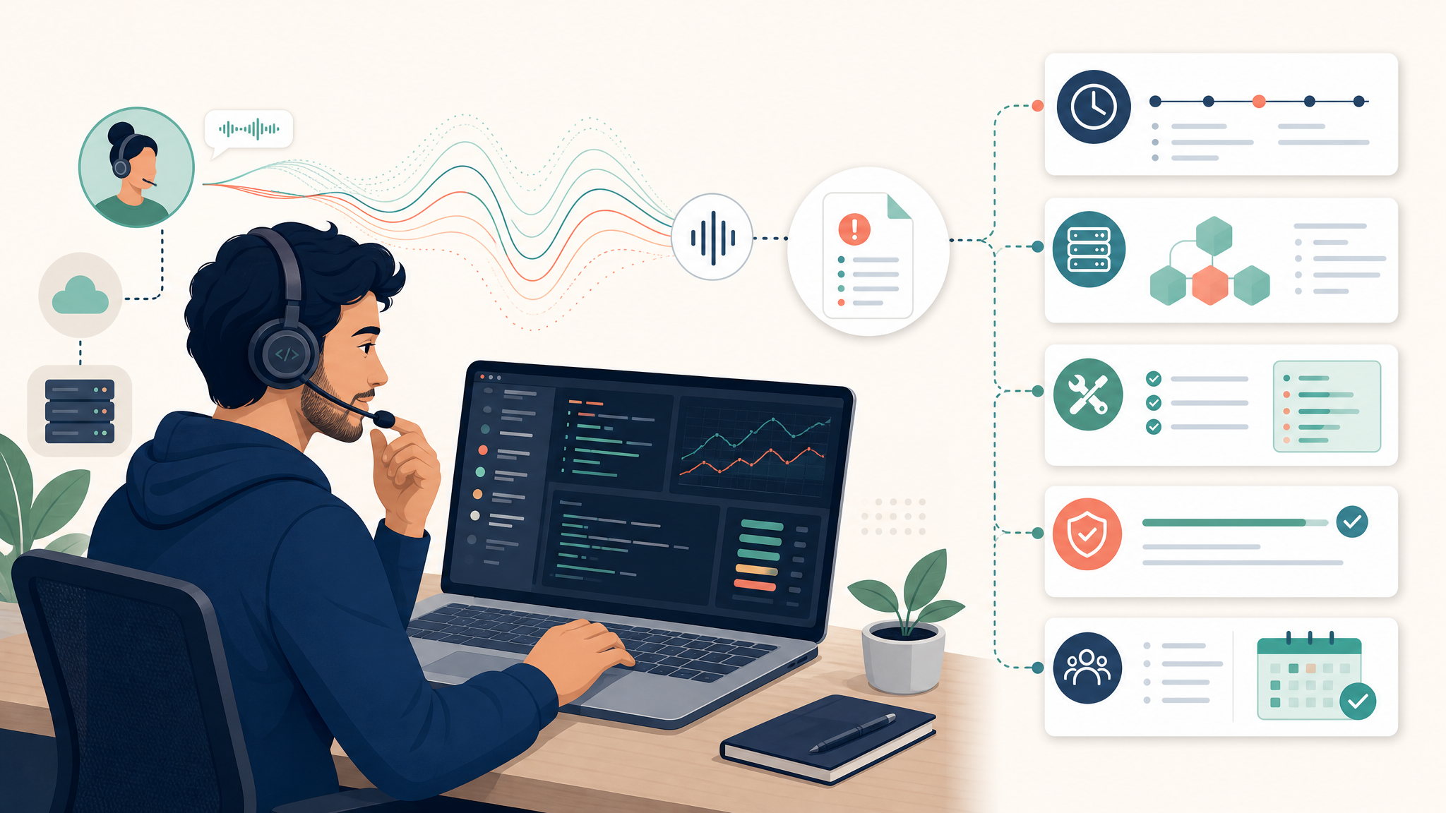 DevOps-Vorfallbericht aus dem Anruf