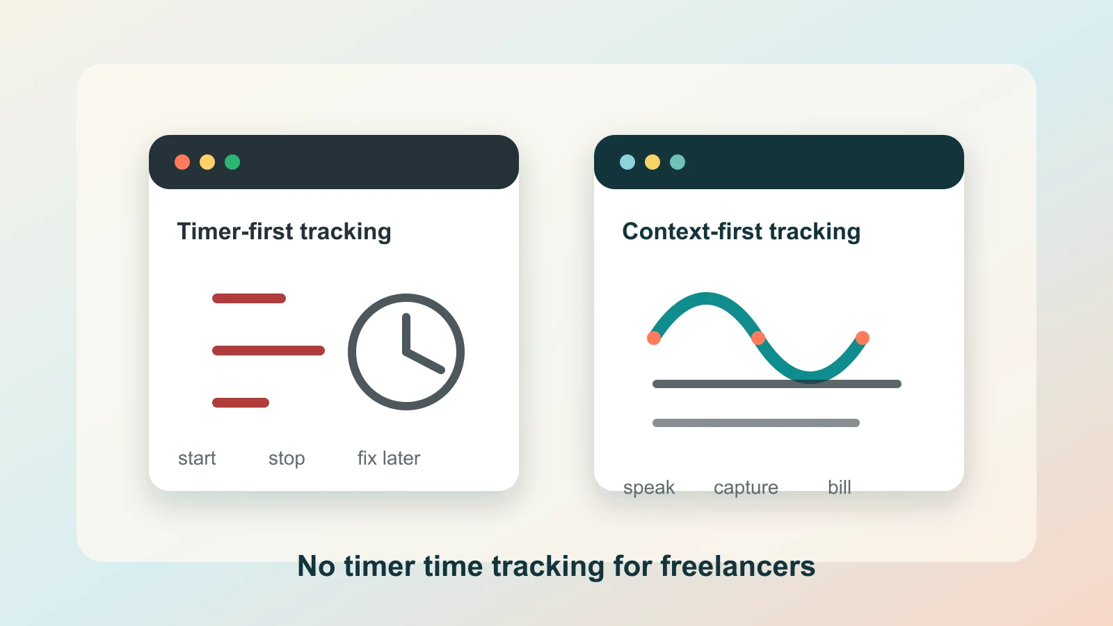 No Timer Time Tracking for Freelancers