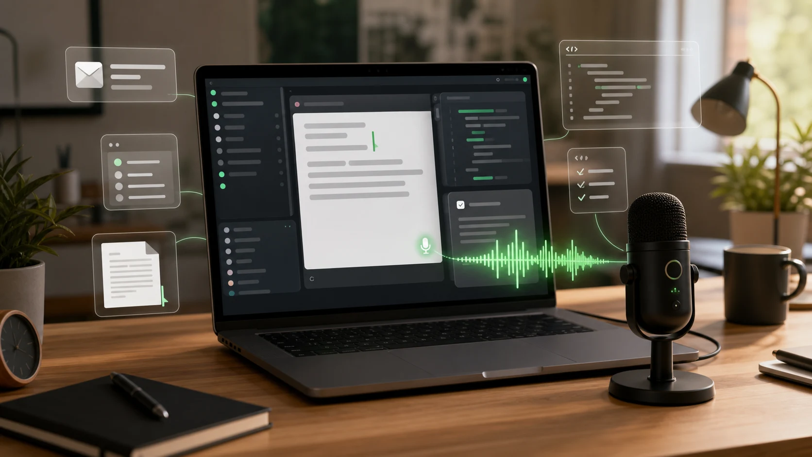 Real-Time Voice to Text Desktop App