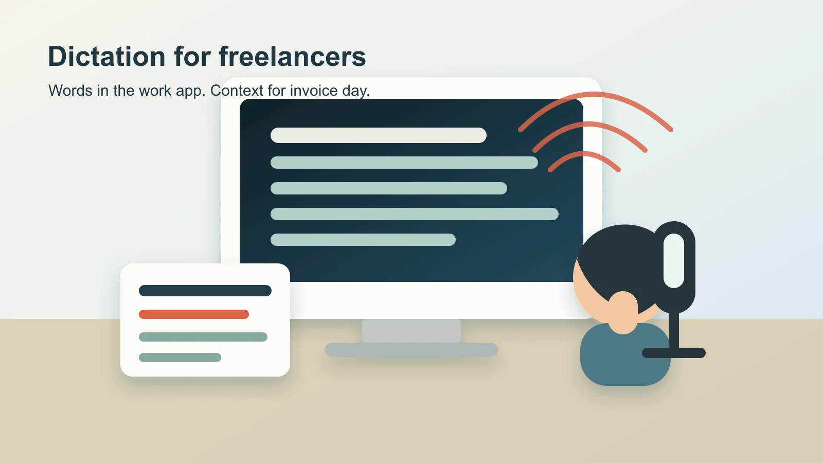 Dictation for Freelancers: Capture Work Before Invoice Day
