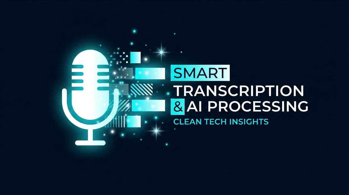 Smart Transcription: What Happens After You Stop Talking